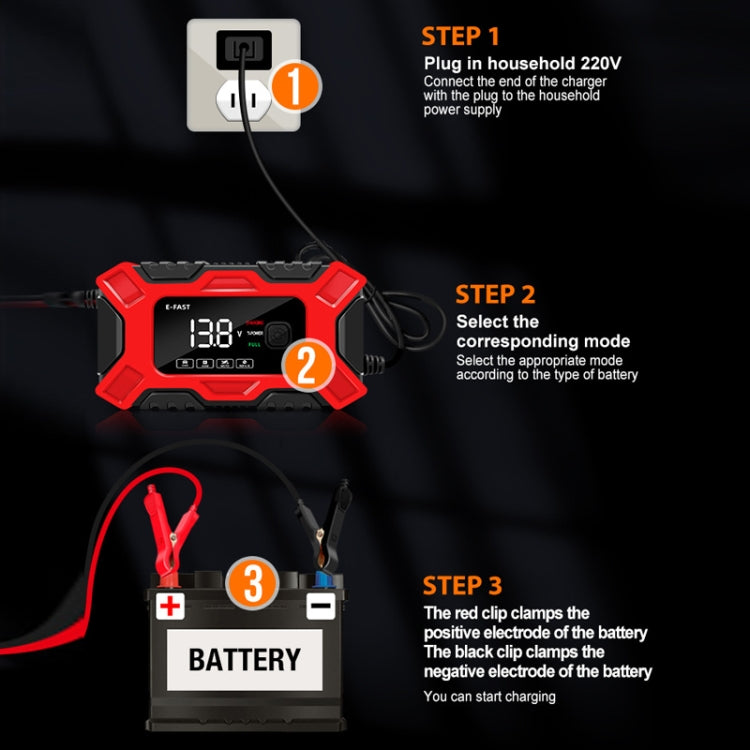 E-FAST 12V Motorcycle Car Battery Emergency Start Charger(JPN Plug) - Power Bank by E-FAST | Online Shopping South Africa | PMC Jewellery | Buy Now Pay Later Mobicred