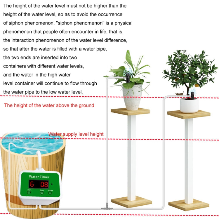 Household Intelligent Drip Irrigation Automatic Watering Timing Machine, Specification: Water 12 Potted Plants - Watering & Irrigation by PMC TechLife | Online Shopping South Africa | PMC TechLife