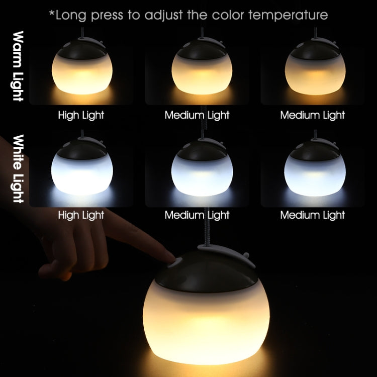Retro Camping Lantern Rechargeable Haning Hook Night Light(Green) - Camping Lighting by PMc TechLife | Online Shopping South Africa | PMc TechLife | Buy Now Pay Later Mobicred