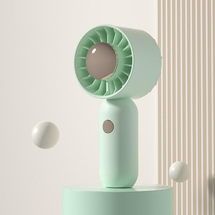 Hand Holds Small Fan Portable Mini Pocket Fan, Style: Green Spray Plating Version - Electric Fans by PMC TechLife | Online Shopping South Africa | PMC TechLife