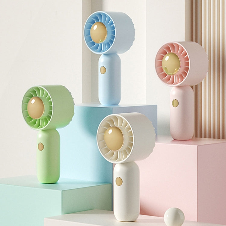 Hand Holds Small Fan Portable Mini Pocket Fan, Style: Green Spray Plating Version - Electric Fans by PMC TechLife | Online Shopping South Africa | PMC TechLife
