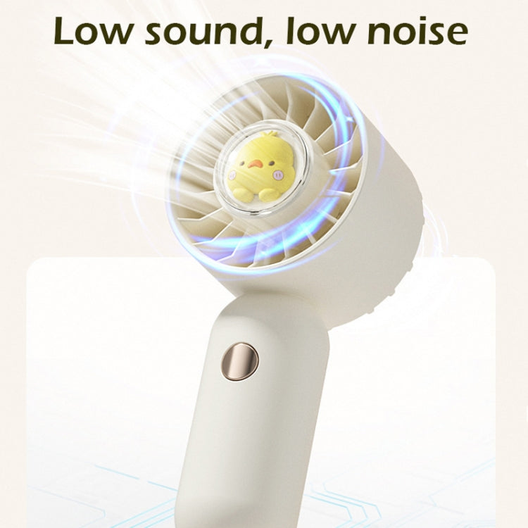 Hand Holds Small Fan Portable Mini Pocket Fan, Style: Green Spray Plating Version - Electric Fans by PMC TechLife | Online Shopping South Africa | PMC TechLife
