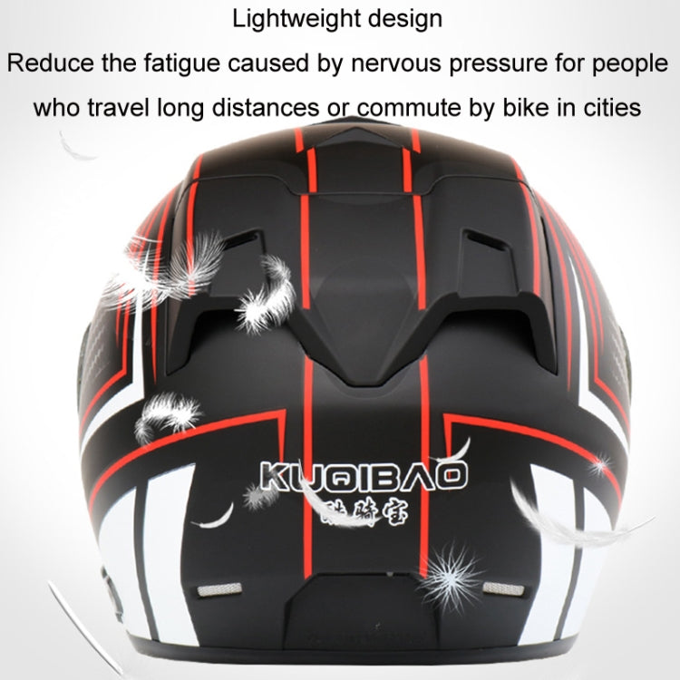 KUQIBAO Motorcycle Smart Bluetooth Sun Protection Double Lens Safety Helmet, Size: L(Matte Black) - free shipping - PMC TechLife - Order now!