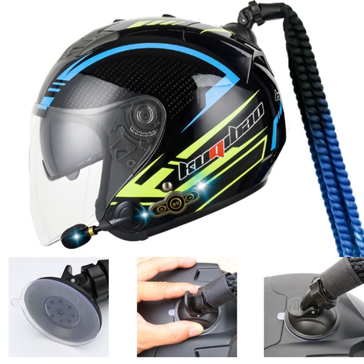 KUQIBAO Motorcycle Bluetooth Headset Double Lens Helmet With Braid, Size: XL(White Phantom Fiber) - free shipping - PMC TechLife - Order now!