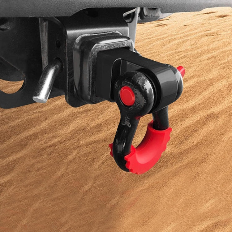 Solid Trailer Arm Off-Road Vehicle Rear Bumper Modified Traction Connector, Color: Black Red - Towing Bars by PMC TechLife | Online Shopping South Africa | PMC TechLife | Buy Now Pay Later Mobicred