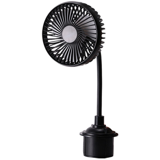 12V/24V High Wind Cooling USB Car Cup Holder Single Head Fan(R-8050) - Heating & Fans by PMC Jewellery | Online Shopping South Africa | PMC Jewellery | Buy Now Pay Later Mobicred