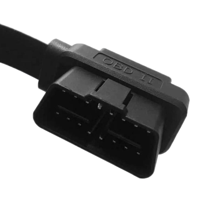 0.3m OBD2 Male to Female Tee Extension Cable OD16 16C Flat Cable - Cables & Connectors by PMC TechLife | Online Shopping South Africa | PMC TechLife | Buy Now Pay Later Mobicred