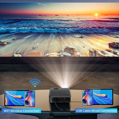 A30  845x480P HD Projector 1080P WIFI Synchronous Mobile Phone Smart TV(EU Plug) - Mini Projector by PMC Jewellery | Online Shopping South Africa | PMC Jewellery | Buy Now Pay Later Mobicred