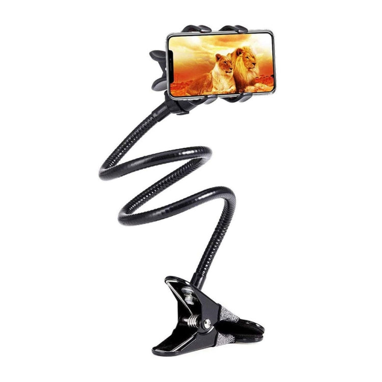 Double-clamp Camera Phone Holder Extended Metal Bending Bracket(Black) - Stand by PMC TechLife | Online Shopping South Africa | PMC TechLife | Buy Now Pay Later Mobicred