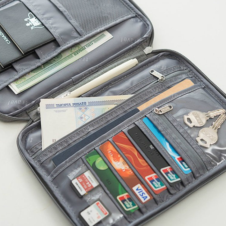 Travel Waterproof Dustproof Portable Passport Document Bag, Color: Navy Blue Small - Card & Passport Bags by PMC TechLife | Online Shopping South Africa | PMC TechLife | Buy Now Pay Later Mobicred