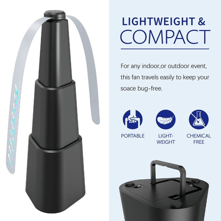Telescopic Fan Blade Fly Repellent Indoor and Outdoor Multifunctional Automatic Fly Trap, Style: Battery Model - Outdoor Insect Repellent by PMC TechLife | Online Shopping South Africa | PMC TechLife | Buy Now Pay Later Mobicred