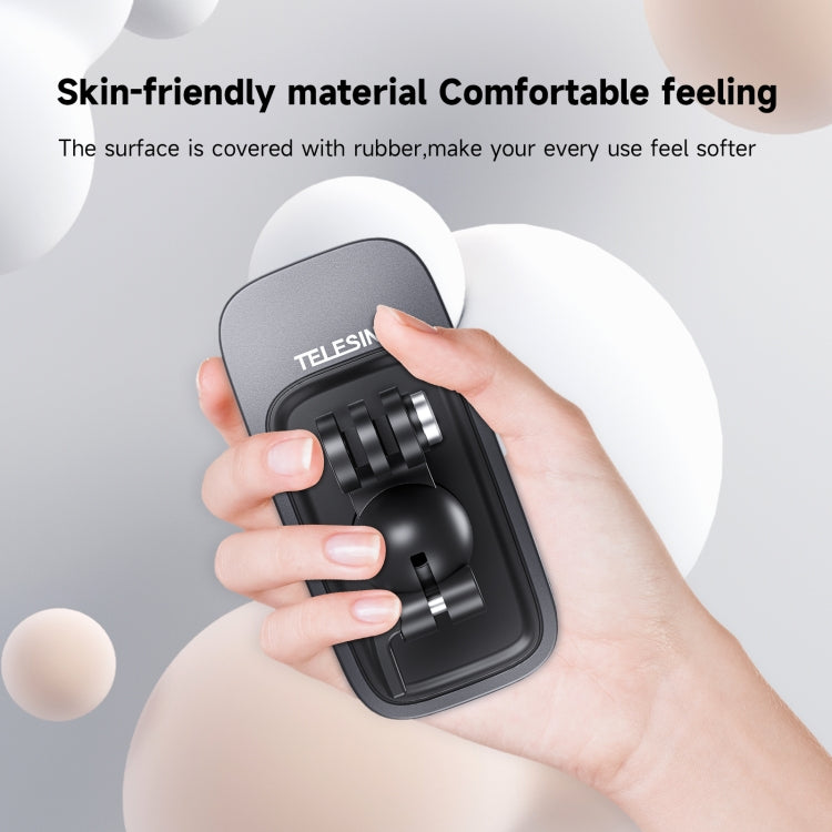 TELESIN 360 Degree Rotation Backpack Clip Clamp Mount For Action Camera - Backpack Clip by TELESIN | Online Shopping South Africa | PMC TechLife | Buy Now Pay Later Mobicred