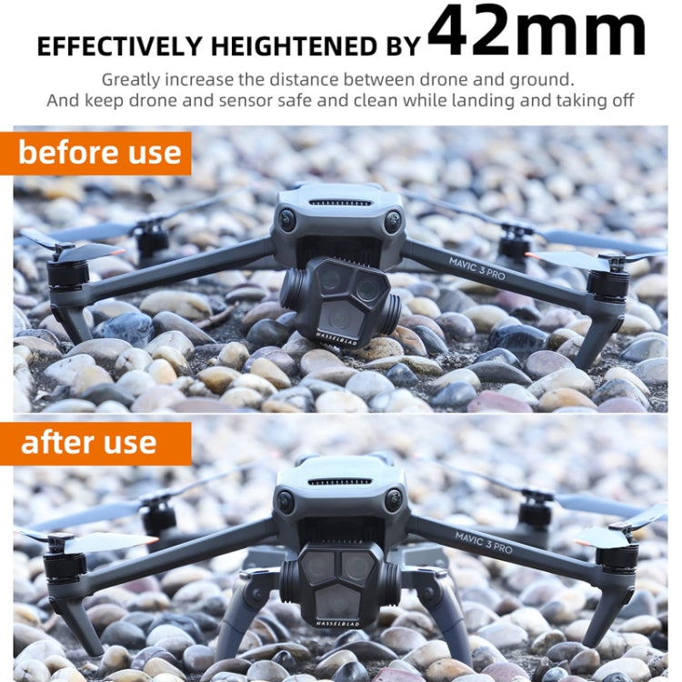 Sunnylife M3P-LG582 For DJI Mavic 3 Pro Folding Increases Tripod Protection Support Spider Landing Rack(Grey) - Holder Series by PMC TechLife | Online Shopping South Africa | PMC TechLife