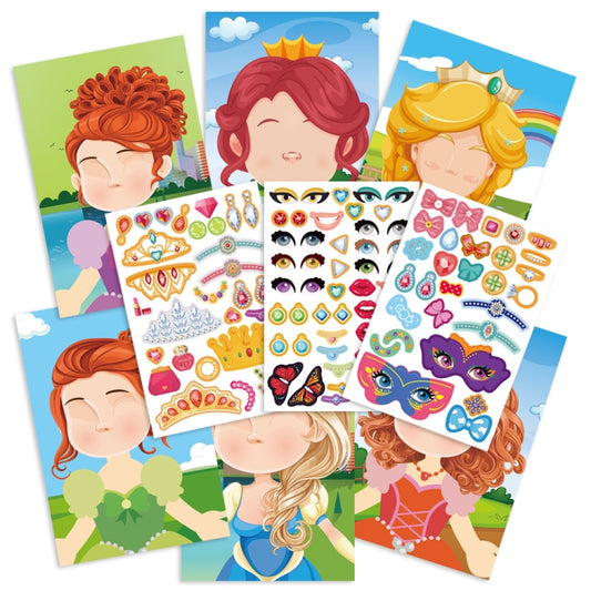 Face Changing Stickers Early Learning DIY Puzzle Stickers Toys(Princess) - Early Education Toys by PMC Jewellery | Online Shopping South Africa | PMC Jewellery