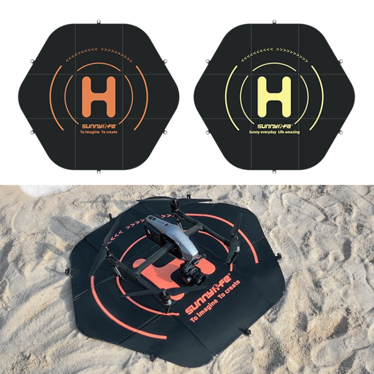 Sunnylife TJP10 110cm Hexagonal Double-Sided Folding With Ground Spikes Drone Universal Apron - Parking Apron by Sunnylife | Online Shopping South Africa | PMC TechLife | Buy Now Pay Later Mobicred