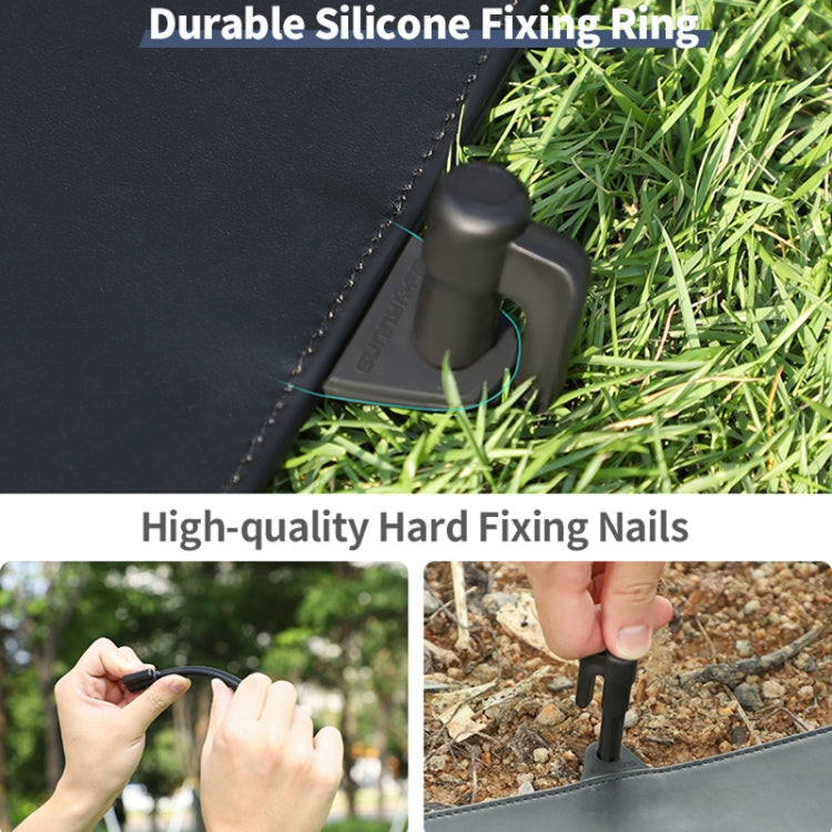 Sunnylife TJP10 110cm Hexagonal Double-Sided Folding With Ground Spikes Drone Universal Apron - Parking Apron by Sunnylife | Online Shopping South Africa | PMC TechLife | Buy Now Pay Later Mobicred