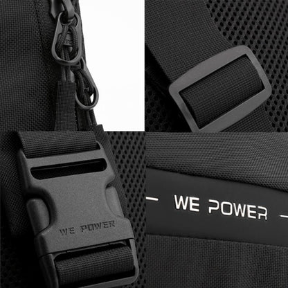 WEPOWER Chest Bag Oxford Cloth Shoulder Messenger Bag(Black) - Crossbody Bags by WEPOWER | Online Shopping South Africa | PMC Jewellery | Buy Now Pay Later Mobicred