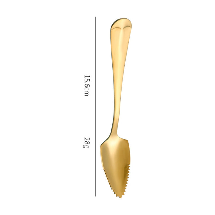 Stainless Steel Scraper Spoon Fruit Grapefruit Spoon Baby Digging Ball Spoon, Color: Silver - Cutlery Sets by PMC TechLife | Online Shopping South Africa | PMC TechLife | Buy Now Pay Later Mobicred