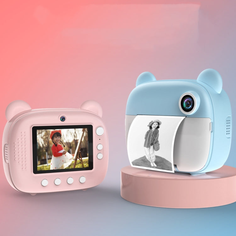 Children Instant Print Camera 1080P 2.4-Inch IPS Screen Dual Lens Photography Camera(Blue) - Children Cameras by PMC Jewellery | Online Shopping South Africa | PMC Jewellery | Buy Now Pay Later Mobicred