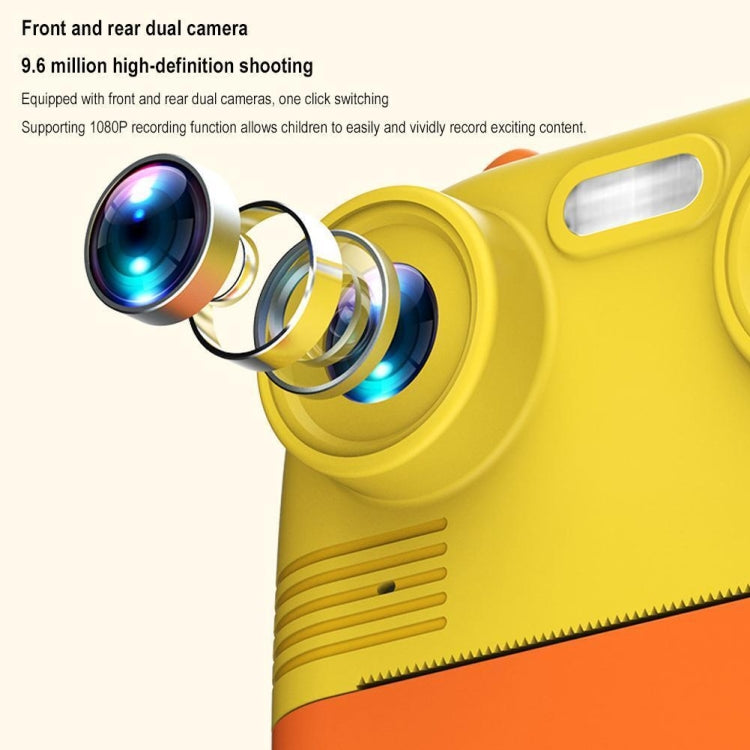 1080P Instant Print Camera 2.8-inch IPS Screen Front and Rear Dual Lens Kids Camera, Spec: Blue+32G Card - Children Cameras by PMC Jewellery | Online Shopping South Africa | PMC Jewellery | Buy Now Pay Later Mobicred