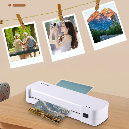 A4 Hot Cold Laminator Machine Photo Documents Hot Lamination UK Plug - Photo Film Covering Machine by PMC Jewellery | Online Shopping South Africa | PMC Jewellery | Buy Now Pay Later Mobicred