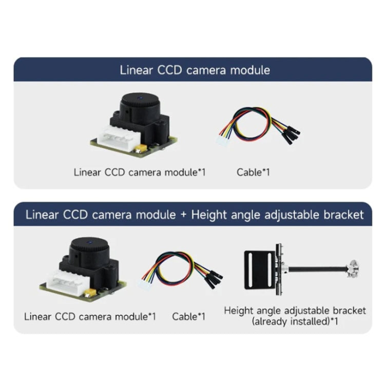 Yahboom Single Column CCD Camera Module Linear Array Sensor, Model: TSL1401+Bracket - Robotics Accessories by Yahboom | Online Shopping South Africa | PMC Jewellery | Buy Now Pay Later Mobicred