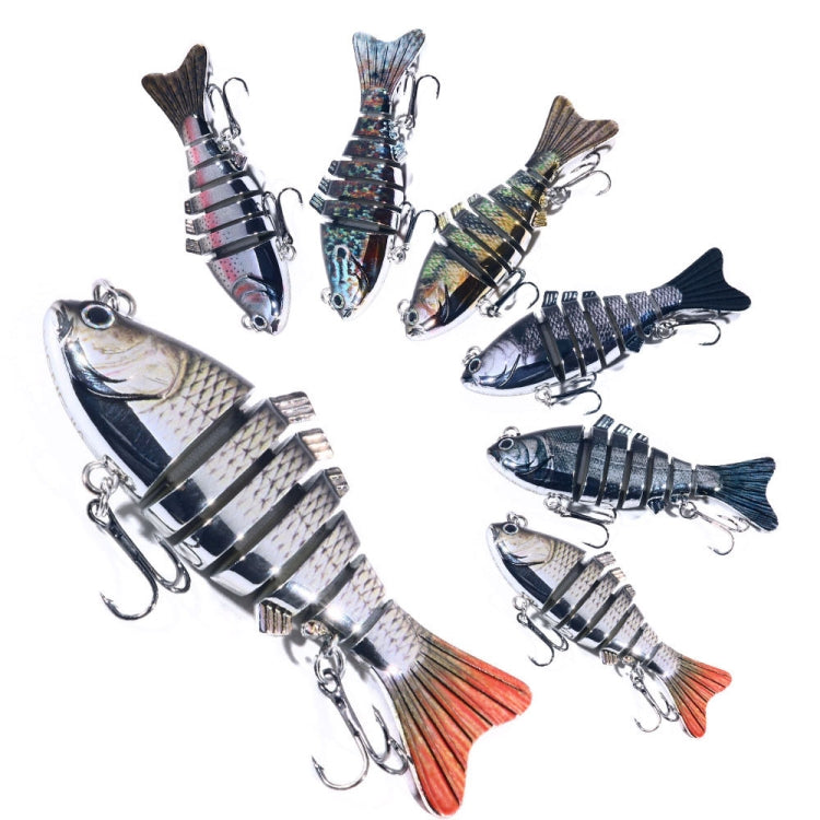 HENGJIA 10cm 24g Bionic Multi-Section Fish Bait Plastic Electroplating Fake Bait(2) - Fishing Lures by HENGJIA | Online Shopping South Africa | PMC TechLife | Buy Now Pay Later Mobicred