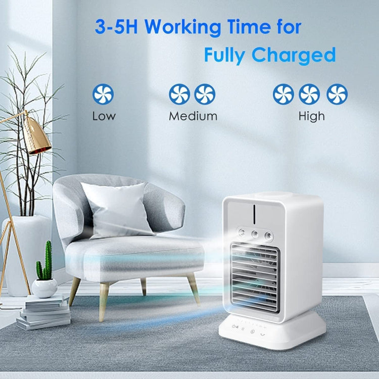 2600mAh USB Mini Desktop Spray Humidification Cooling Fan Home Air Conditioner Fan Cooler - Electric Fans by PMC Jewellery | Online Shopping South Africa | PMC Jewellery | Buy Now Pay Later Mobicred