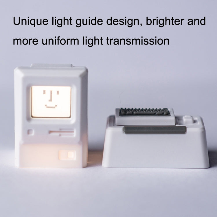 Mechanical Keyboard MAC Retro Light Transmission Keycap(White) - Other by PMC TechLife | Online Shopping South Africa | PMC TechLife | Buy Now Pay Later Mobicred
