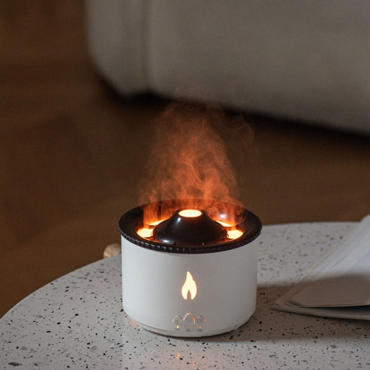 Volcanic Essential Oil Aroma Diffuser Ultrasonic Air Humidifier, Model: Monochrome(UK Plug) - free shipping - PMC TechLife - Order now!