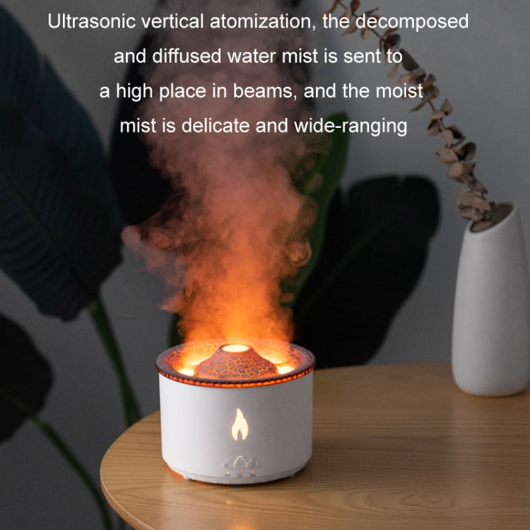 Volcanic Essential Oil Aroma Diffuser Ultrasonic Air Humidifier, Model: Monochrome(UK Plug) - free shipping - PMC TechLife - Order now!