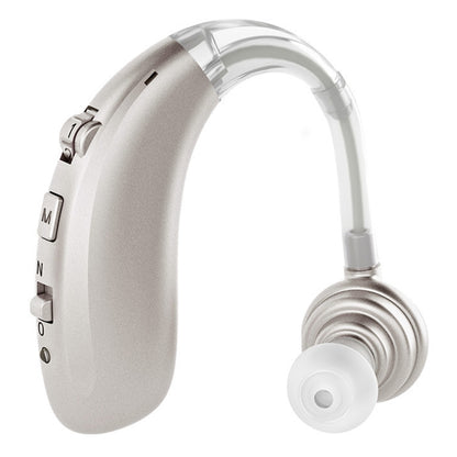 USB Charging Earhook Noise Reduction Hearing Aid Sound Amplifier(Silver) - Hearing Aids by PMC Jewellery | Online Shopping South Africa | PMC Jewellery