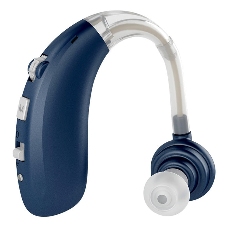 USB Charging Earhook Noise Reduction Hearing Aid Sound Amplifier(Blue) - Hearing Aids by PMC Jewellery | Online Shopping South Africa | PMC Jewellery