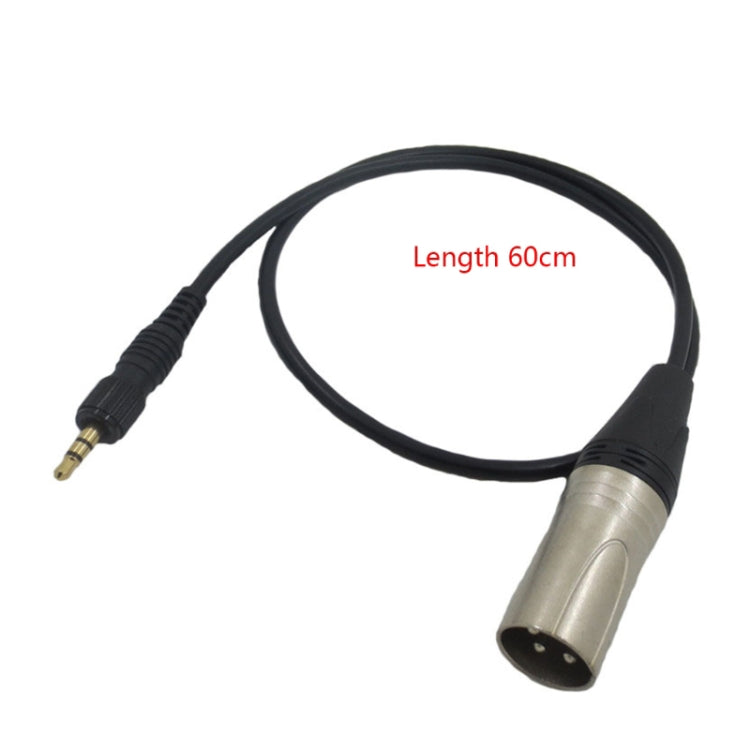 For Sony D11 / D21 / P03B Wireless Bee Microphone Pocket Camera Connection Cable, Length: 60cm(Black) - Headset Accessories by PMC TechLife | Online Shopping South Africa | PMC TechLife | Buy Now Pay Later Mobicred