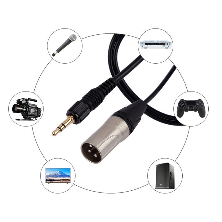 For Sony D11 / D21 / P03B Wireless Bee Microphone Pocket Camera Connection Cable, Length: 60cm(Black) - Headset Accessories by PMC TechLife | Online Shopping South Africa | PMC TechLife | Buy Now Pay Later Mobicred