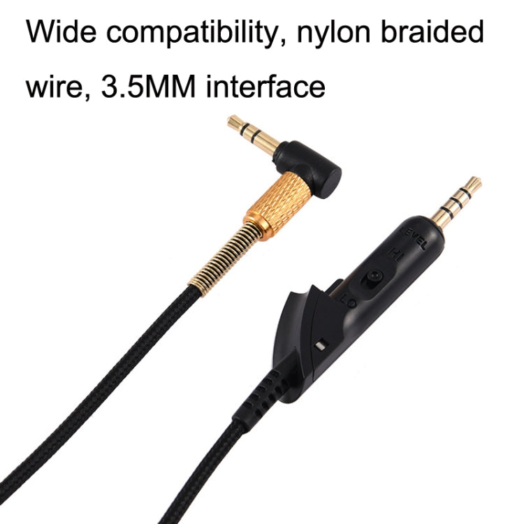 1.2m For Boss QC15 Headphone Audio Cable Braided Replacement Cable - free shipping - PMC TechLife - Order now!
