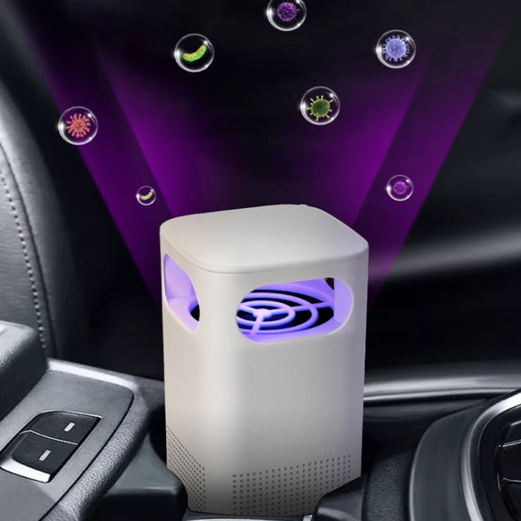 USB Plug-in Home Bedroom Deodorizer Desktop Car Negative Ion Air Purifier(Square) - free shipping - PMc TechLife - Order now!