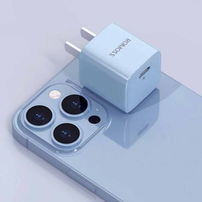 ROMOSS AC20Cmini  PD 20W Power Adapter Travel Charger For IPhone IPad Only Plug Blue - USB Charger by ROMOSS | Online Shopping South Africa | PMC Jewellery | Buy Now Pay Later Mobicred