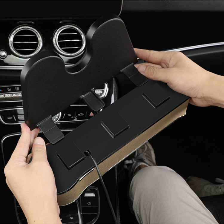 Car Seat Gap Storage Box Multifunctional Mobile Phone USB Charger, Color: Standard Brown - Stowing Tidying by PMC TechLife | Online Shopping South Africa | PMC TechLife | Buy Now Pay Later Mobicred