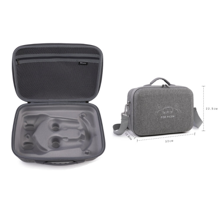 For PICO 4 VR Integrated Storage Bag Messenger Bag Hard Shell Protective Box - VR Accessories by PMC TechLife | Online Shopping South Africa | PMC TechLife | Buy Now Pay Later Mobicred