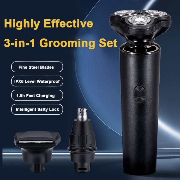 3-in-1 Multifunctional Razor Electric Shaver Nose Hair Sideburn Trimmer(English Neutral Version) - Electric Shavers by PMC Jewellery | Online Shopping South Africa | PMC Jewellery | Buy Now Pay Later Mobicred