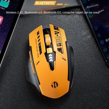 Inphic A9 Bluetooth 3 Mode Mouse Silent Charging Mechanical Feel Wireless Mouse - Wireless Mice by Inphic | Online Shopping South Africa | PMC Jewellery | Buy Now Pay Later Mobicred