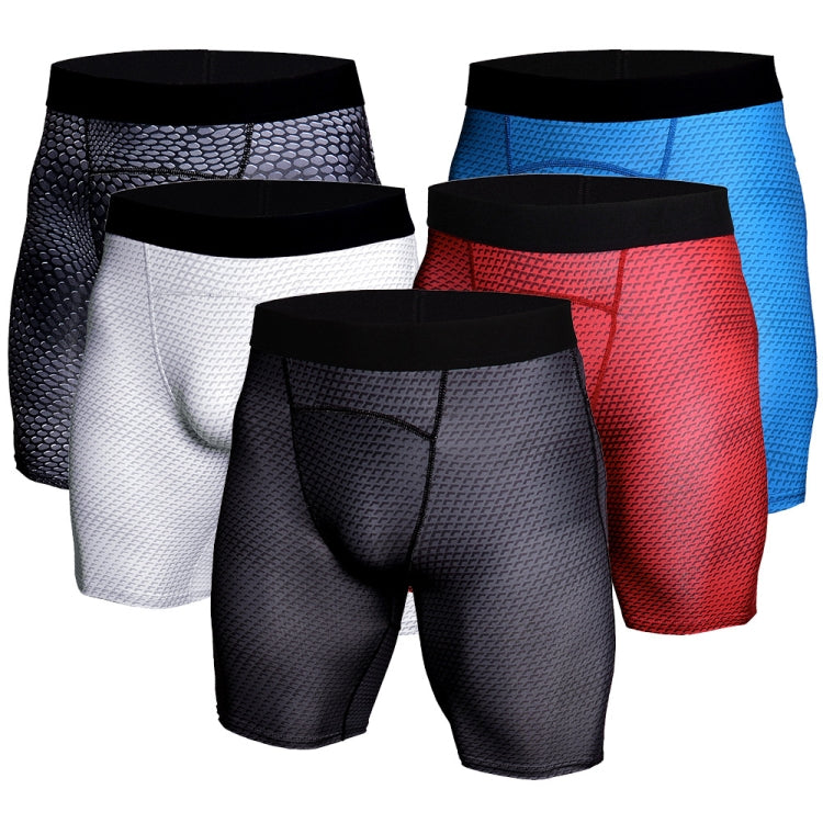 PRO Sports Tight Shorts Men Training Quick Drying Compression Pants, Size: M(White) - Sports Shorts by PMC Jewellery | Online Shopping South Africa | PMC Jewellery | Buy Now Pay Later Mobicred