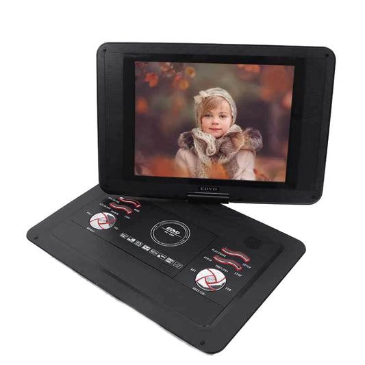 14.1-Inch Screen Portable DVD Player Support USB/SD/AV Input With Gamepad(EU Plug) - DVD & LCD Player by PMC Jewellery | Online Shopping South Africa | PMC Jewellery | Buy Now Pay Later Mobicred