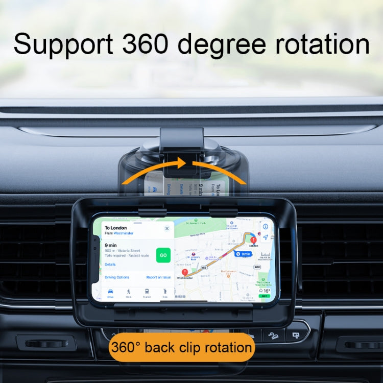 Car Suction Cup Dashboard Mobile Phone Holder with Sun Visor Folding Rotating Car Mount, Style: Hose Model - Car Holders by PMC Jewellery | Online Shopping South Africa | PMC Jewellery | Buy Now Pay Later Mobicred