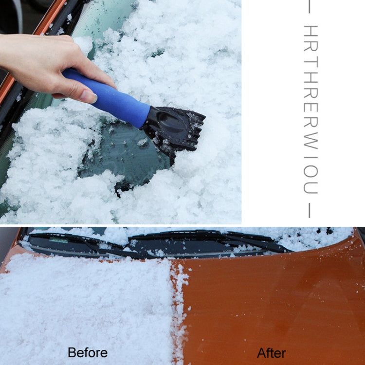 Vehicle Mounted Snow Shovel De-Icer Cleaning Tool, Color: Black+Gloves - Ice Scraper by PMC TechLife | Online Shopping South Africa | PMC TechLife | Buy Now Pay Later Mobicred