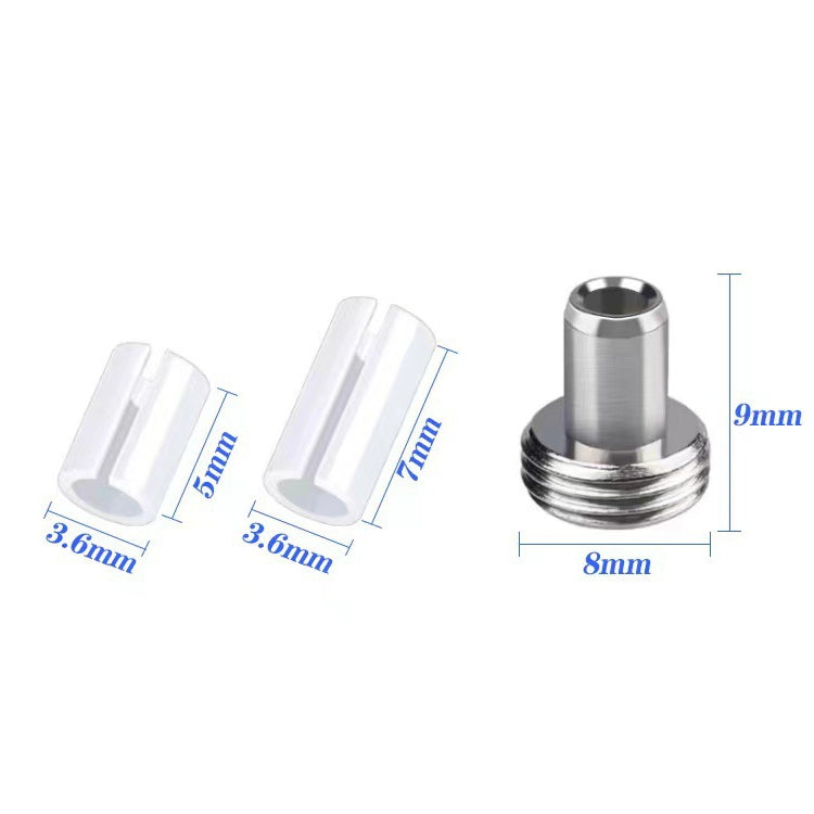 10pcs Metal Head Connector Replacement Parts For Fiber Optic Visual Fault Locator - Adapter by PMC TechLife | Online Shopping South Africa | PMC TechLife
