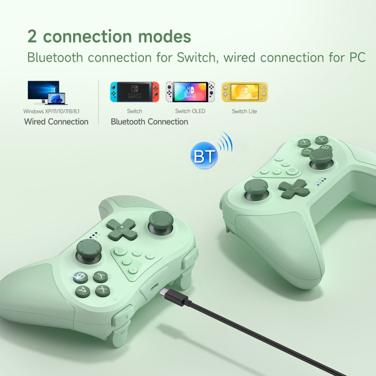 EasySMX T37 Wireless Joysticks Game Controller For Switch / Switch OLED / Switch Lite / PC(Green) - Gamepads by EasySMX | Online Shopping South Africa | PMC Jewellery | Buy Now Pay Later Mobicred