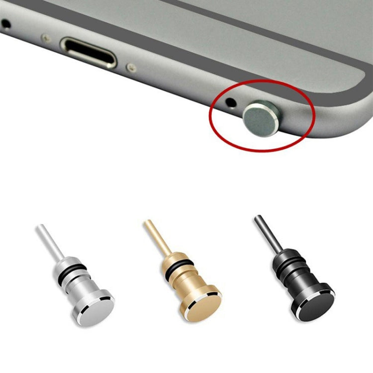 3.5mm Universal Metal Dust Plug Headset Plug Card Needle(Silver) - Anti-dust & Ear Caps by PMC TechLife | Online Shopping South Africa | PMC TechLife