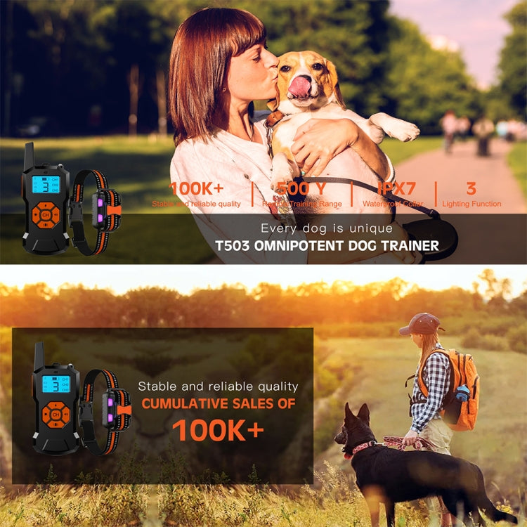 Electronic Remote Control Dog Training Device Pet Training Shock Collar, Specification: For-One-Dog - Training Aids by PMC TechLife | Online Shopping South Africa | PMC TechLife | Buy Now Pay Later Mobicred
